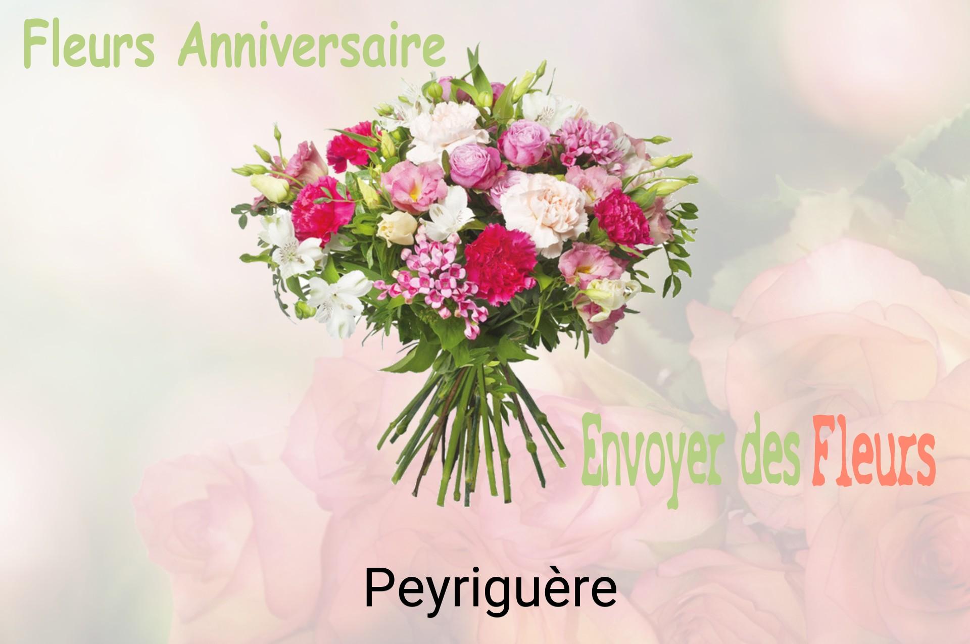 Bouquet de fleurs d’anniversaire livré à Peyriguère